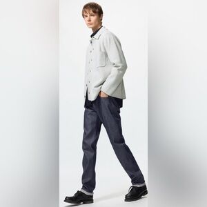 Uniqlo SLIM STRAIGHT JEANS SELVEDGE | TALL, Sz 34x34